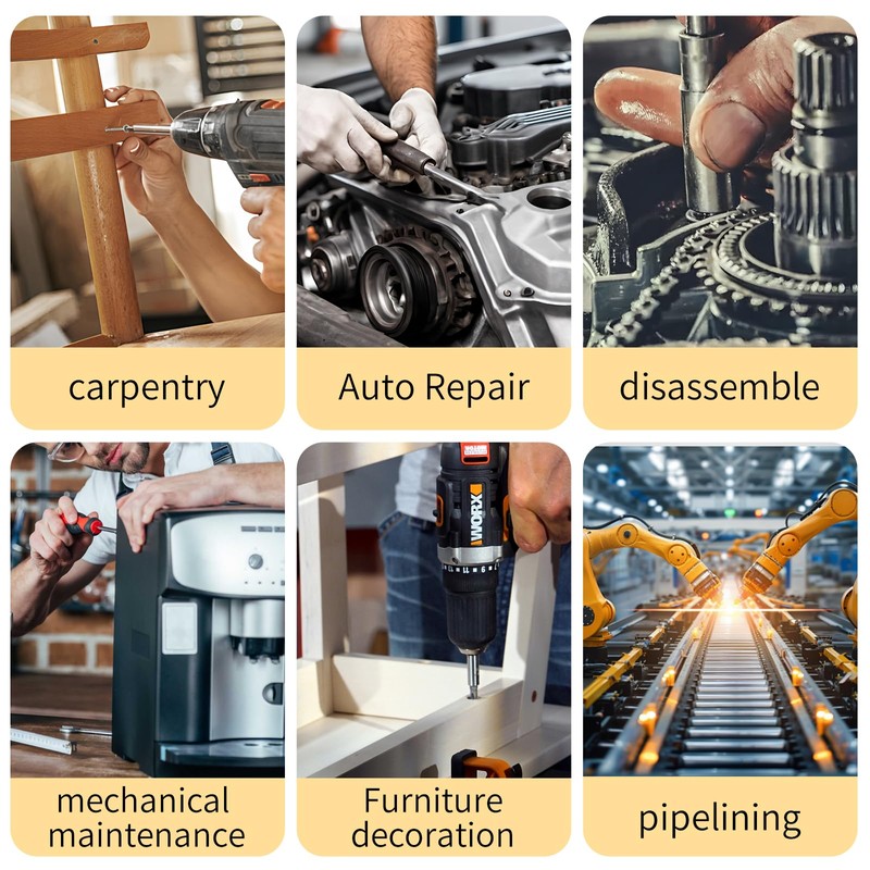 10 Pieces 50 mm Torx Bits Screwdriver Set Magnetic Star