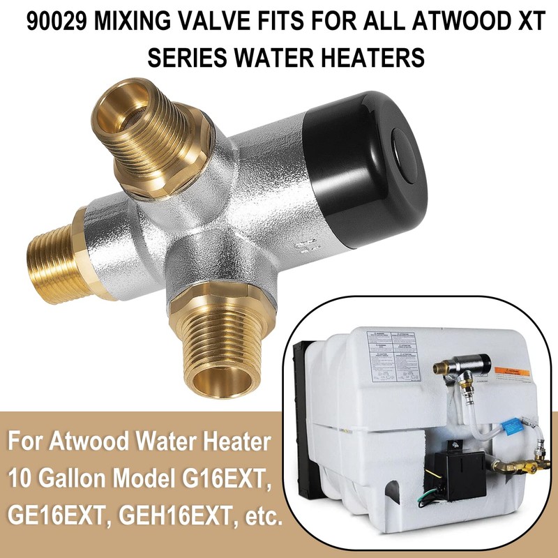 90029 Mixing Valve Compatible with Atwood XT Series Water Heater,