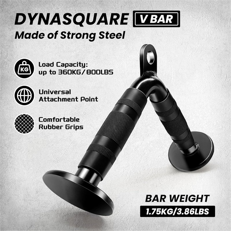 Cable Attachments for Home Gym, Made of Heavy Duty Solid