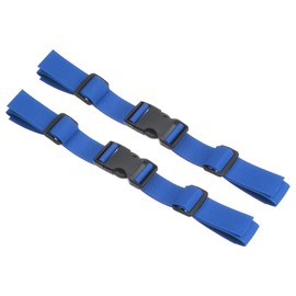 PATIKIL Backpack Chest Strap, 2 Pack Polyester Webbing Adjustable Replacement Strap with Quick-Release Buckle for Bag Outdoor Hiking Cycling, Blue