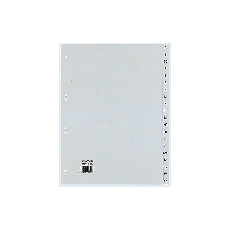 Rexel Ring Binder Polypropylene (Alphabetic Register, DIN A4) – Grey