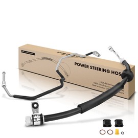 A-Premium Power Steering Pressure Hose Line Assembly Compatible with Hyundai Tucson 2005-2009 & Kia Sportage 2005-2010, Pump To Rack