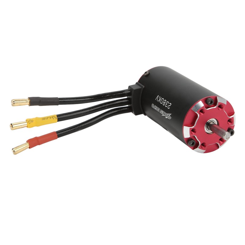 3670 2380KV 4 Pole Supersonic Brushless Motor with Temperature Sensor