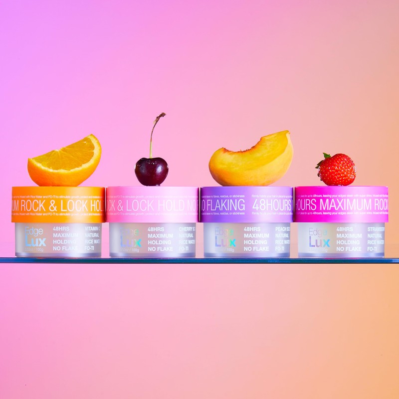 Edge Lux Silver+ Edge Control Gel with Collagen, Aloe Vera,
