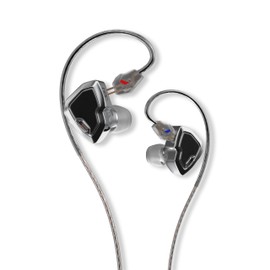 Hidizs MS2 PRO in-Ear Monitor, 10.2mm Dual-Magnetic Drivers 1DD+1BA Hybird IEMs Wired Earbuds, Zinc Alloy Integrated Molding, Pneumatic Filters for Audiophile Musicians, Detachable 3.5mm OFC Cable