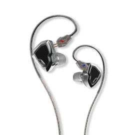 Hidizs MS2 PRO in-Ear Monitor, 10.2mm Dual-Magnetic Drivers 1DD+1BA Hybird IEMs Wired Earbuds, Zinc Alloy Integrated Molding, Pneumatic Filters for Audiophile Musicians, Detachable 3.5mm OFC Cable