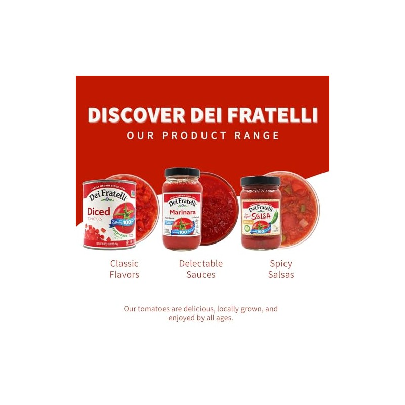 Dei Fratelli Chili Ready Diced Tomatoes (14.5 oz. cans; 6
