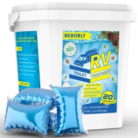 BEBOBLY RV Toilet Treatment Drop Ins, Extra Strength Septic Tank Treatment & ...
