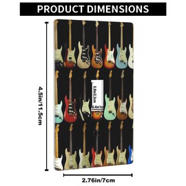 Pznen Music 1 Gang Toggle Wall Plate Varieties of Guitars Musical Instruments Rock And Roll Modern Single Toggle Light Switch Cover Standard Size 4.5"x 2.76"