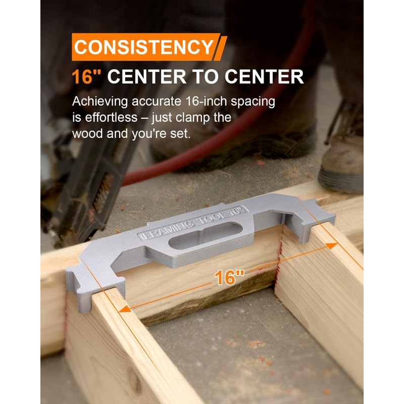 Kolvoii Framing Tool, 16 Inch On-Center Framing Tools, 100% Cast