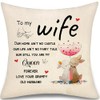 aligarian Wife Wedding Anniversary Cushion Cover Gifts for Women Valentines