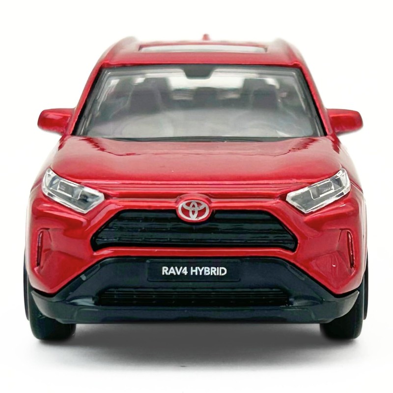 Bburago 18-30466 RE 1/43 Toyota 2022 RAV4 Red Mini Car