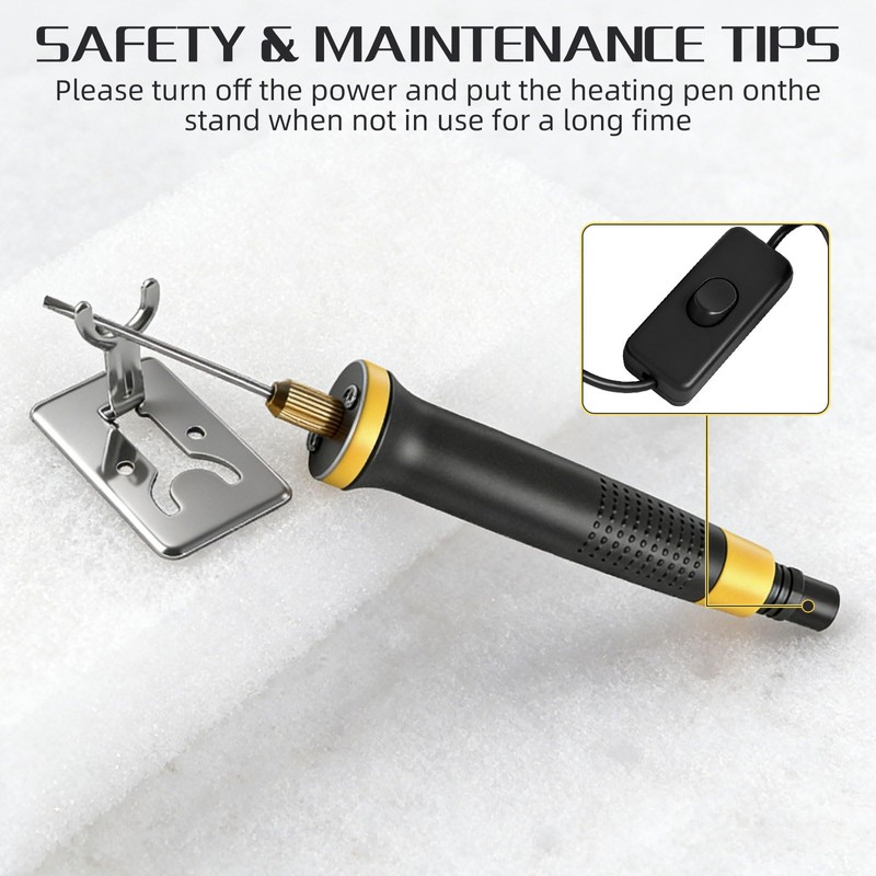 Hot Wire Foam Cutter Kit, 100-240V/30W Electric Styrofoam Cutting Tool,
