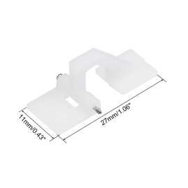 uxcell RC Hinges Adjustable Hatch Hinge L27 x W11 mm, for RC Model Airplane Parts 10pcs