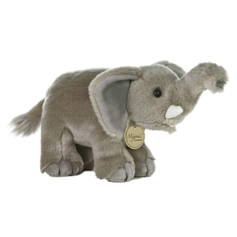 Aurora, 10852, MiYoni Elephant, 11In, Soft Toy, Grey, 11-Inch