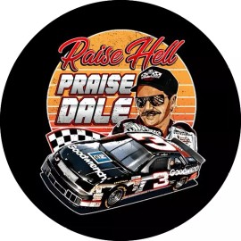 Dale Earnhardt "Raise Hell" HQ Waterproof Decal Sticker - 3.5in