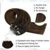 Hetto Micro Loop Hair Extensions Micro Ring Hair Extensions Human