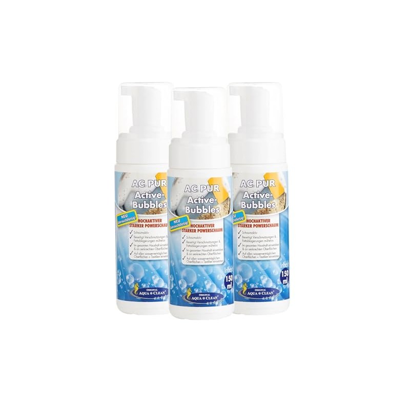 AQUA CLEAN PUR Active Bubbles Power Foam Universal Use 3