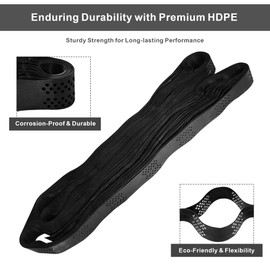 4" Thick Groud Grid Geo Grid for Gravel 9ft x 17ft, Geocell for Driveway Walkway with1885 LBS Per Sq Strength, Foldable and Expandable Stabilization System for DIY Patio, Pathways, Slopes & Gardens