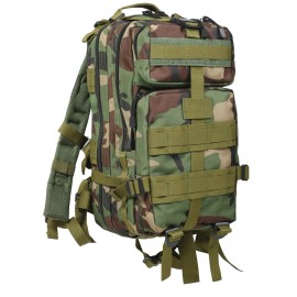 Rothco Medium Transport Pack Heavyweight 600 Denier MOLLE Compatible - Woodland Camo