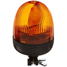 HELLA 009506001 KL Rotacompact Flex Mount Beacon Warning Light, Rotating Patterns, 12V, Amber