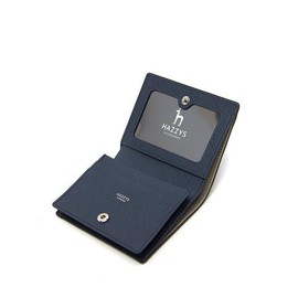 Hazzys (신세계센텀점)블랙 패턴장식 소가죽 명함지갑 HJHO5E457BK (Shinsegae Centum Store) Black Patterned Decor Genuine Leather Business Card Wallet HJHO5E457BK