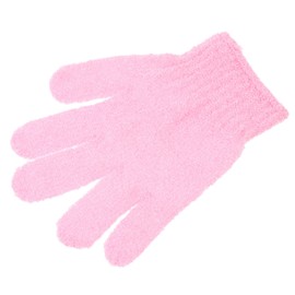 Minkissy 10pcs Exfoliating Shower Gloves Body Scrubbers for Deep Cleaning Skin Care for Removing Dead Skin Impurities and Excess Oil Lightweight Travel-friendly Design Pink