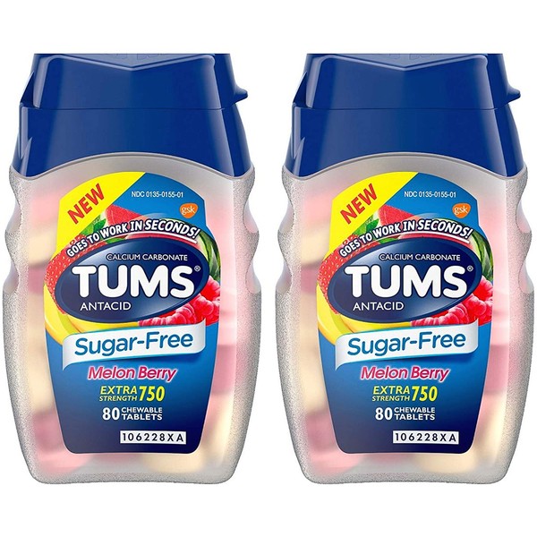 2 Pack Melon Berry Sugar Free Tums