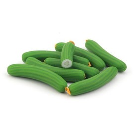 MyTinyWorld 4 x Dolls House Miniature Handmade Whole Cucumbers