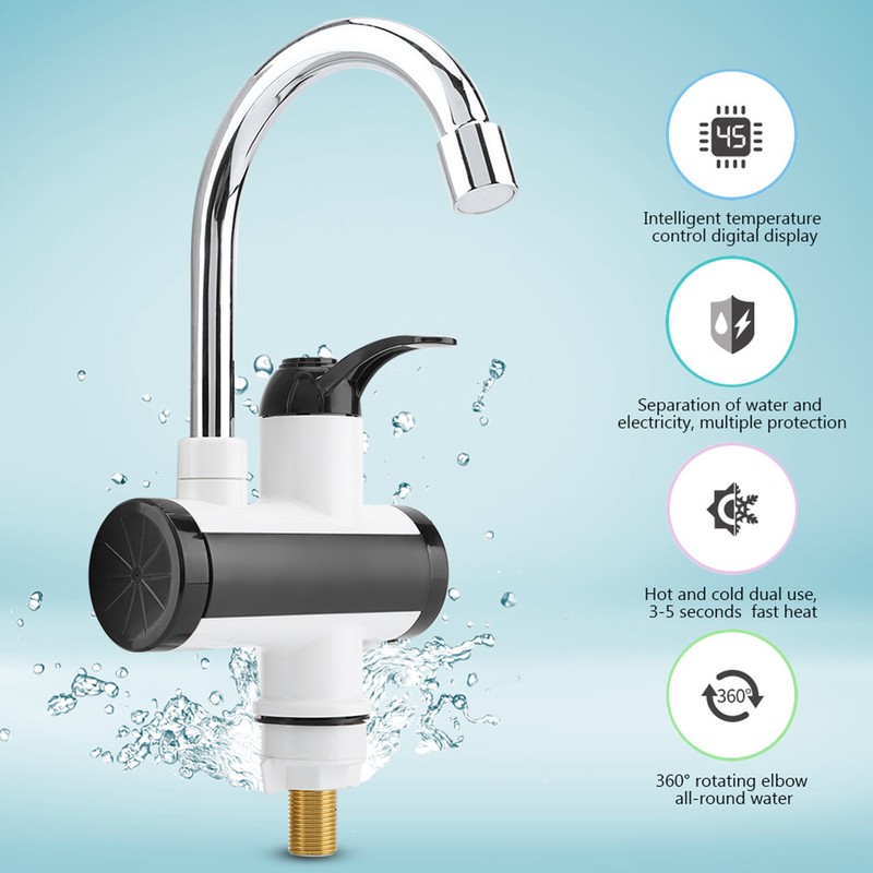 Instant Hot and Cold Water Dispenser Heater Heating Faucet Temperature