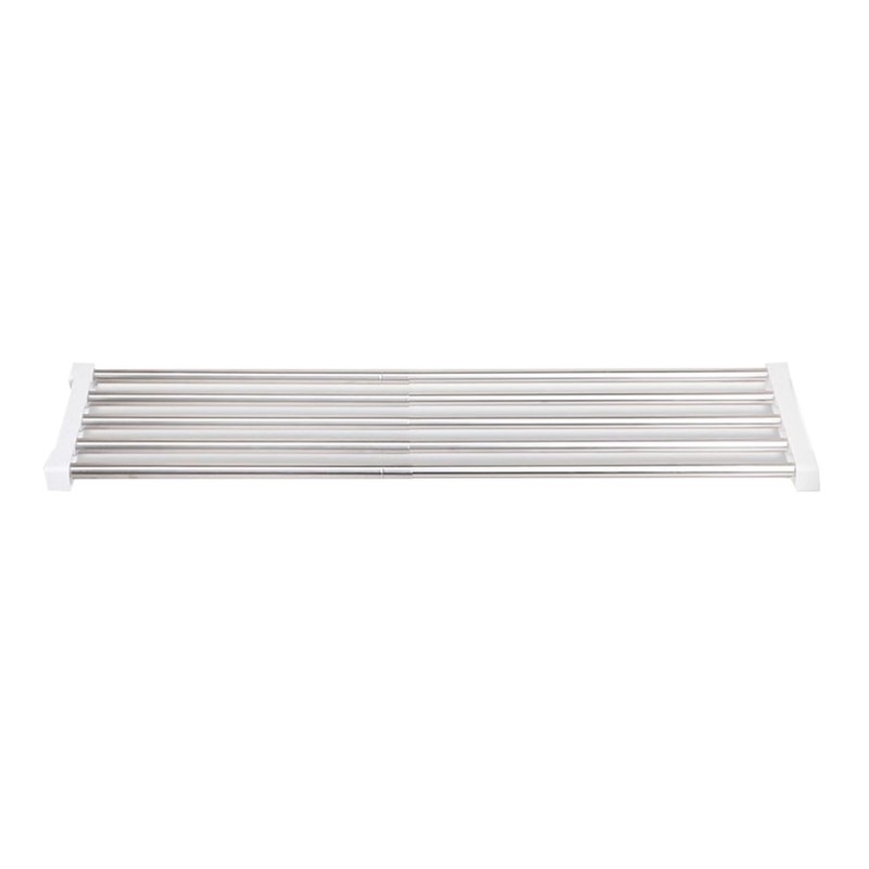 Expandable Closet Storage Rack 25‑40cm Adjustable 24cm Wide Stainless Steel