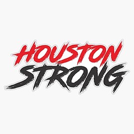 Houston Strong Vinyl Sticker Waterproof Bumper Sticker Laptop Window Decal 5"
