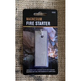 Harbor Freight Magnesium Fire Starter Ferro Rod for Survival Kit Emergency Preparedness Hiking