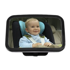 Greenco Rear Facing Back Seat Baby View CAR Mirror - Large and Crystal Clear Sharp View Mirror