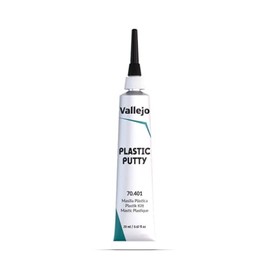 Vallejo - Plastic Putty 20 ml (0.67 fl.oz.) | White, Opaque, Consistent Finish