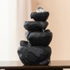Tabletop Desktop Fountain Waterfall Water Feature Ceramic Indoor Fountain Office