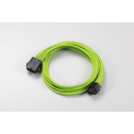 Phanteks 8 to 8 (4+4) Pin M/B Premium Sleeved Extension Cable 19.68" 500mm Length, Green (PH-CB8P_GR)