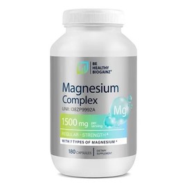 Magnesio Complex 7 Magnesios: Citrato Glicinato 180 Capsulas