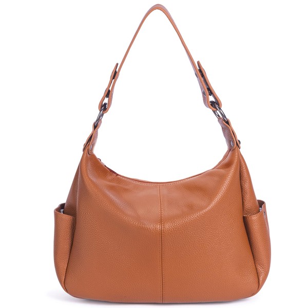 Purses for Women Genuine Leather Hobo Bags Medium Shoulder Bag