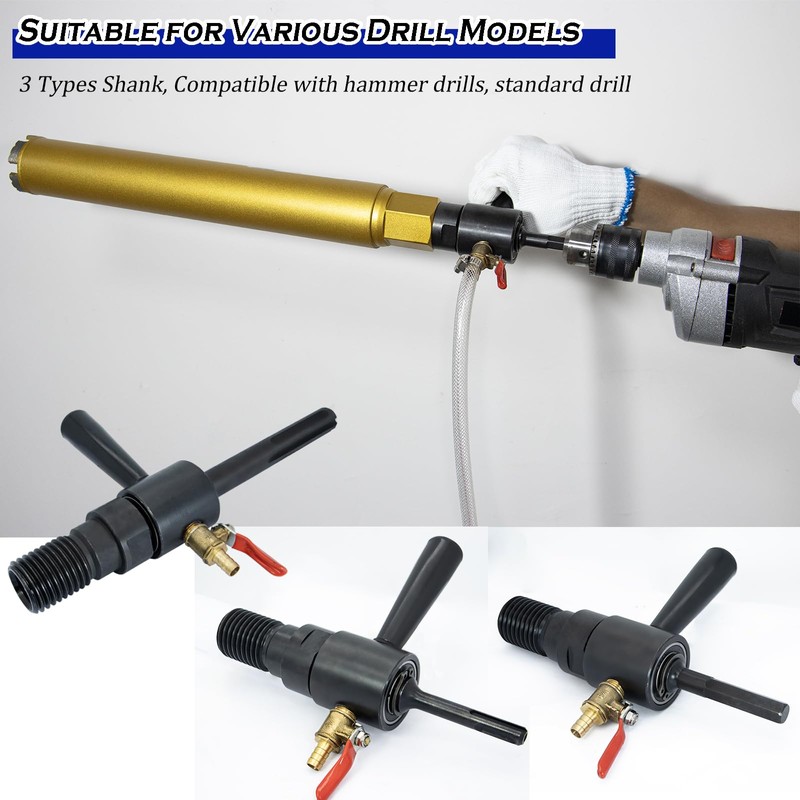 DaduoRi 1 1/4"-7 Male to SDS Max Drill Adapter -