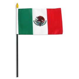US Flag Store Mexico Flag, 4 by 6-Inch