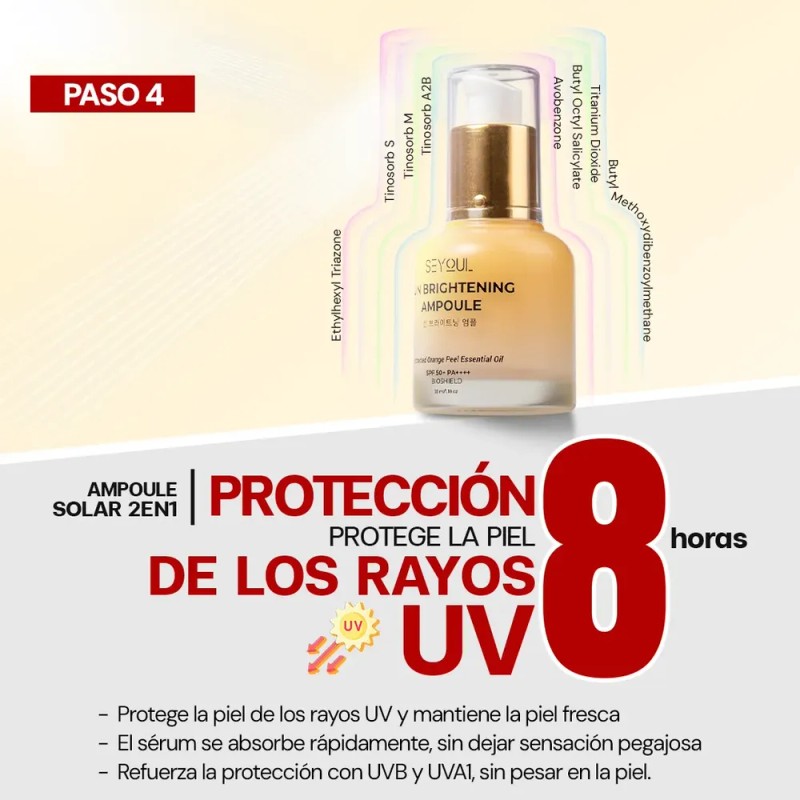 Kit Limpieza Total Skincare Seyoul 4 Pzs Rutina Facial
