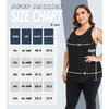 COOTRY Plus Size Workout Tops for Women Racerback Tank Tops