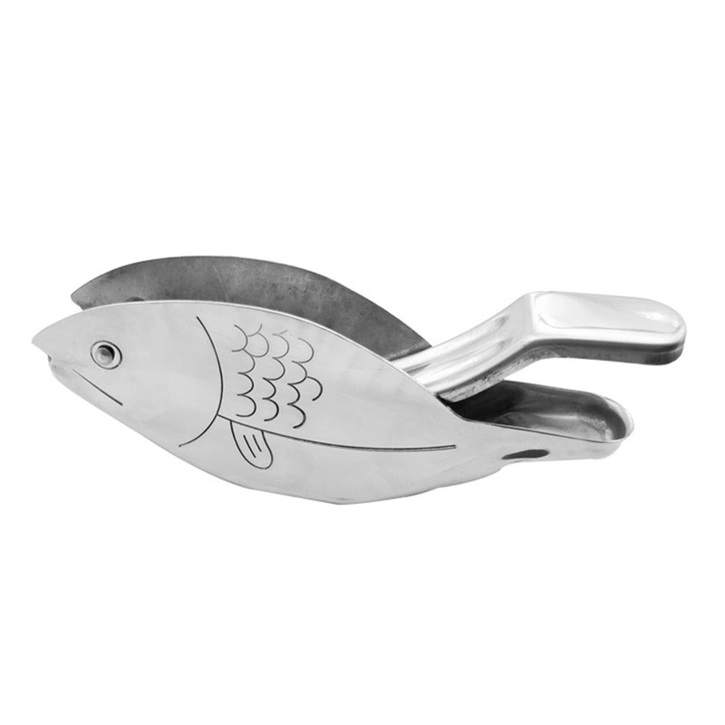 Garhelper Manual Lemon Juicer, Stainless Steel Fish Shape Lemon Squeezer,