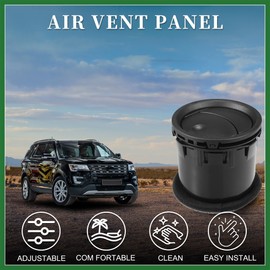 Motoforti Air Vent Panel for Ford F150 2004-2008 Durable | Air Conditioner Outlet Air Conditioning Grille Black 1 Pcs Long-lasting