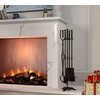 Fire Beauty Fireplace Tools Set 5 Pieces Wrought Iron Fire