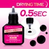 Lash Glue 0.5 Sec Dry Waterproof Extra Strong Bond for