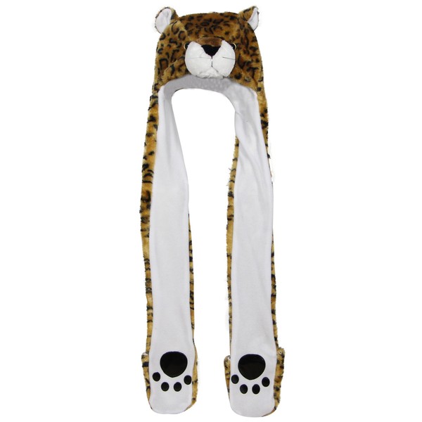 Bioterti Plush Novelty Animal Hat 3 in 1 Beanie with