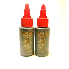 Salon Pro Hair Bonding Glue - Black (Lot of 2) by SALON PRO