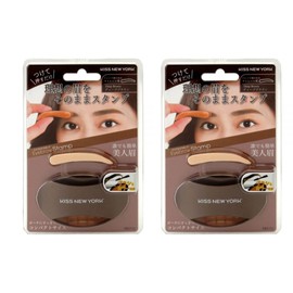 KISS New York KBS15J Eyebrow Stamp, Set of 2, Eyebrow & Eyebrow, Just Press